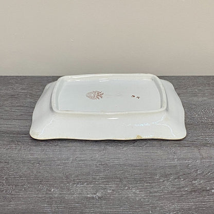 Vintage Villeroy & Boch Rectangular Butter Cheese Dish With Lid Art Deco Rare