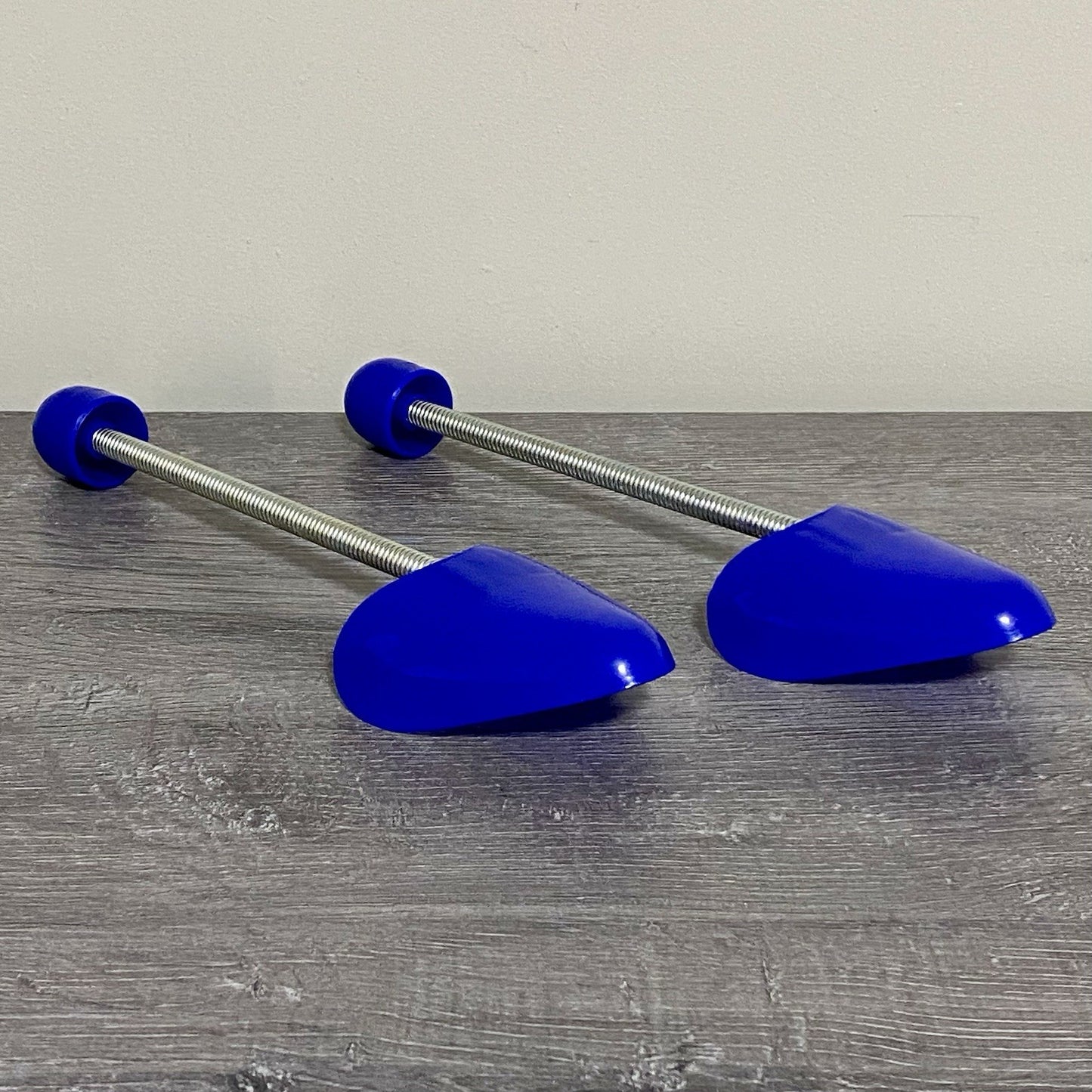 Shoe Tree Trees 11” Pair Trainer Shoes Shaper Crease Stretcher Colour Blue / Red