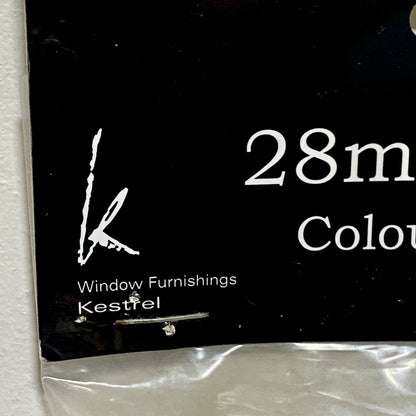 Kestrel Curtain 28mm Barrel Bracket Metal Satin Steel Colour Kit BBRKT28S Rare