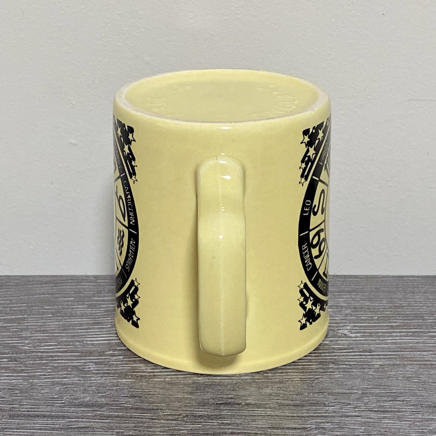 Vintage Astrological Zodiac Coffee Mug 1970s Retro Tea Cup Made In England Rare