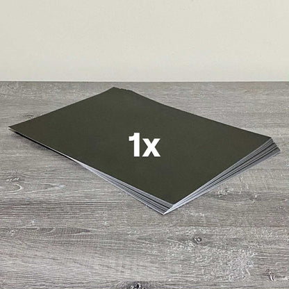 A4 Black & White Double Sided Colour Luxury Card Stock 450 GSM - Choose Your Qty