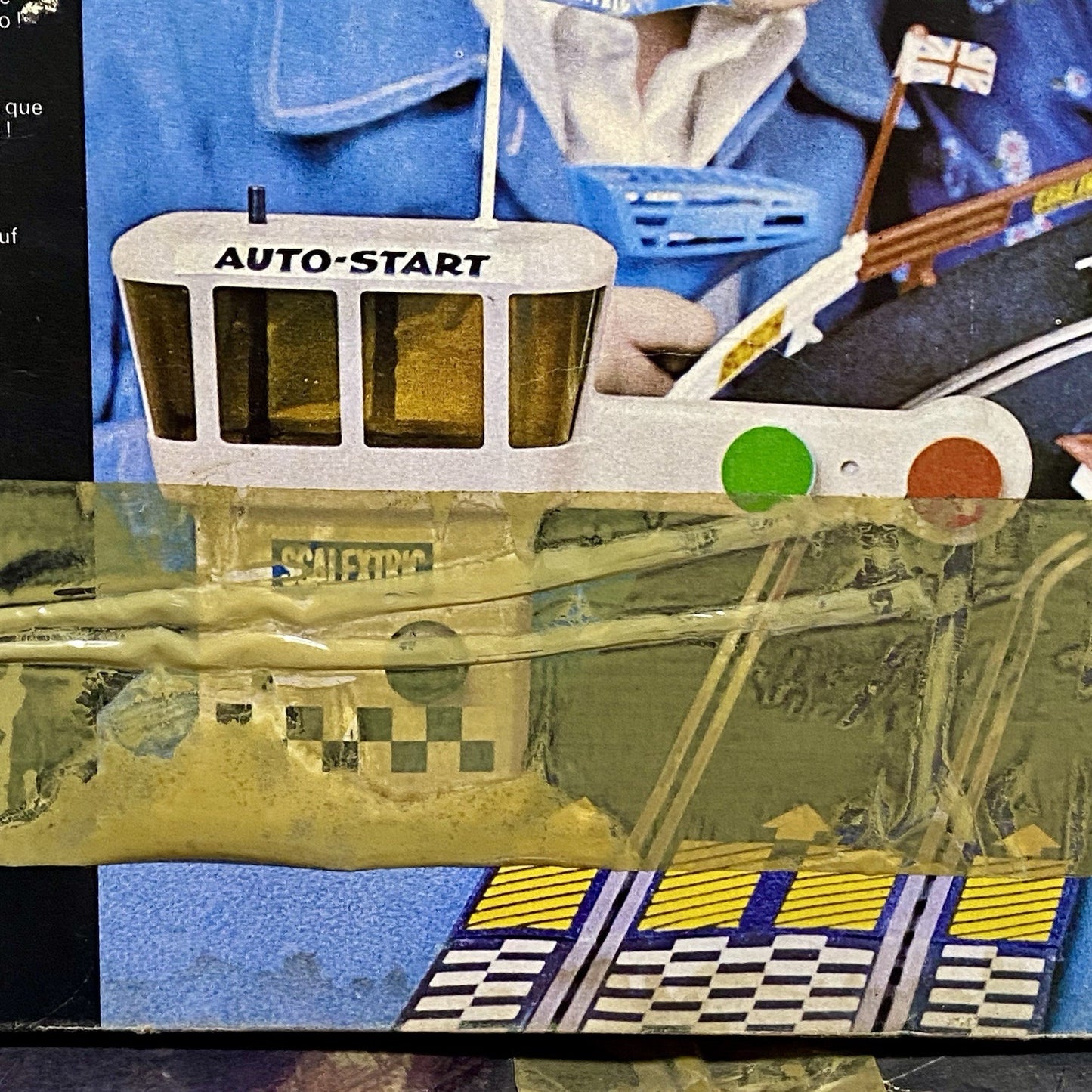 Vintage Scalextric Rally Cross C579 Set & Auto Start Accessory C275 Bundle Rare