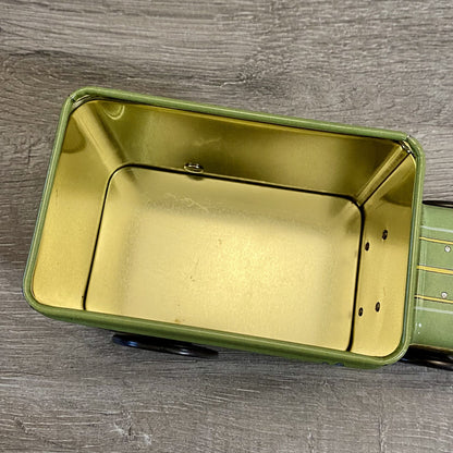 Vintage Harrods Express Truck Car With Moving Wheels & Lid Collectible Tin Rare