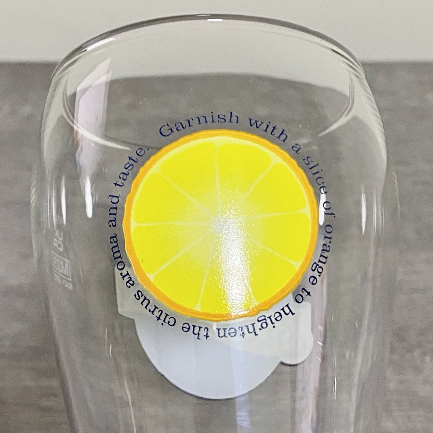 1x Single Blue Moon White Citrus Beer Glass Ale Lager One Pint 20oz Pub Barware