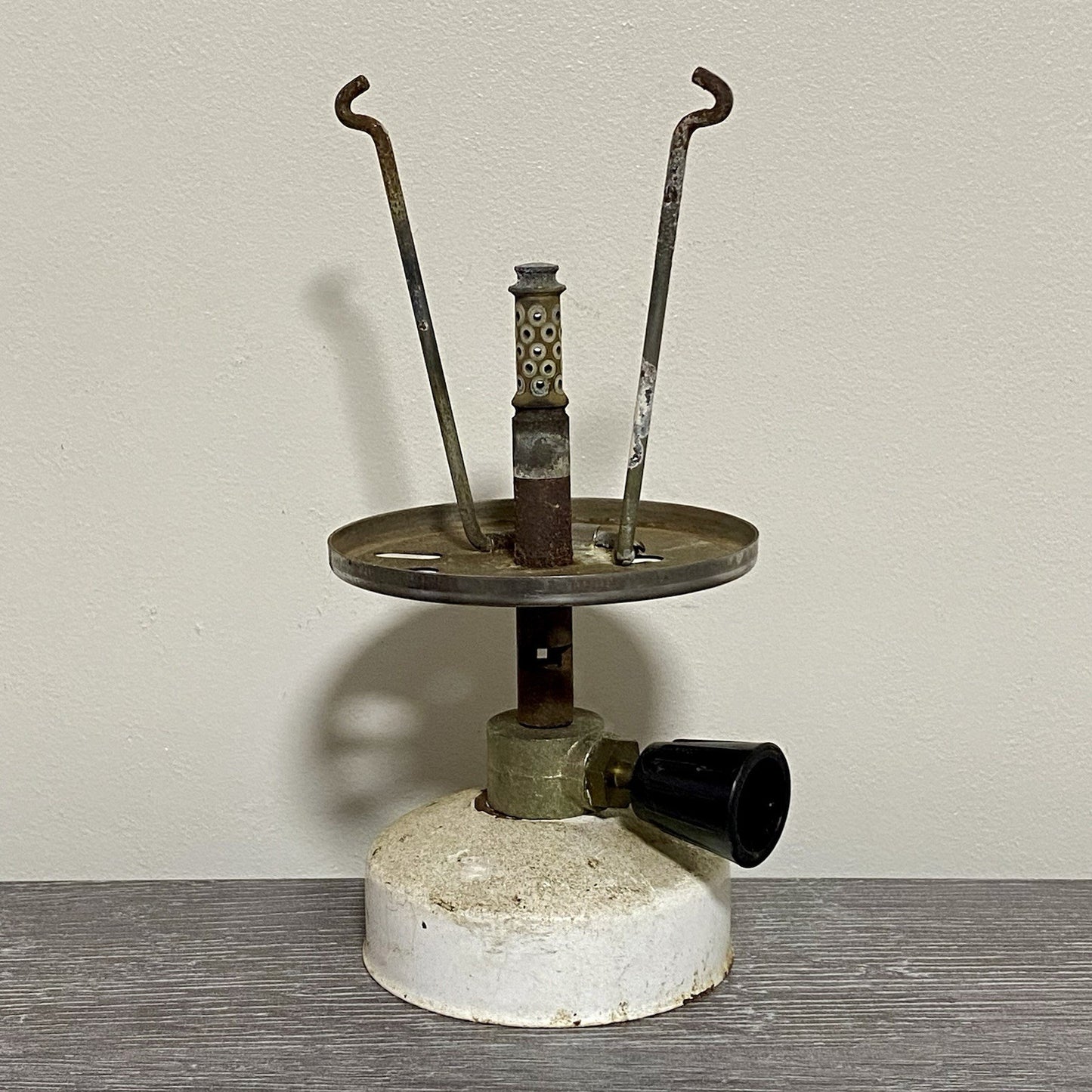 Vintage Parasene Gas Lamp Camping Travel Lantern Flame Burner Mantle With Valve