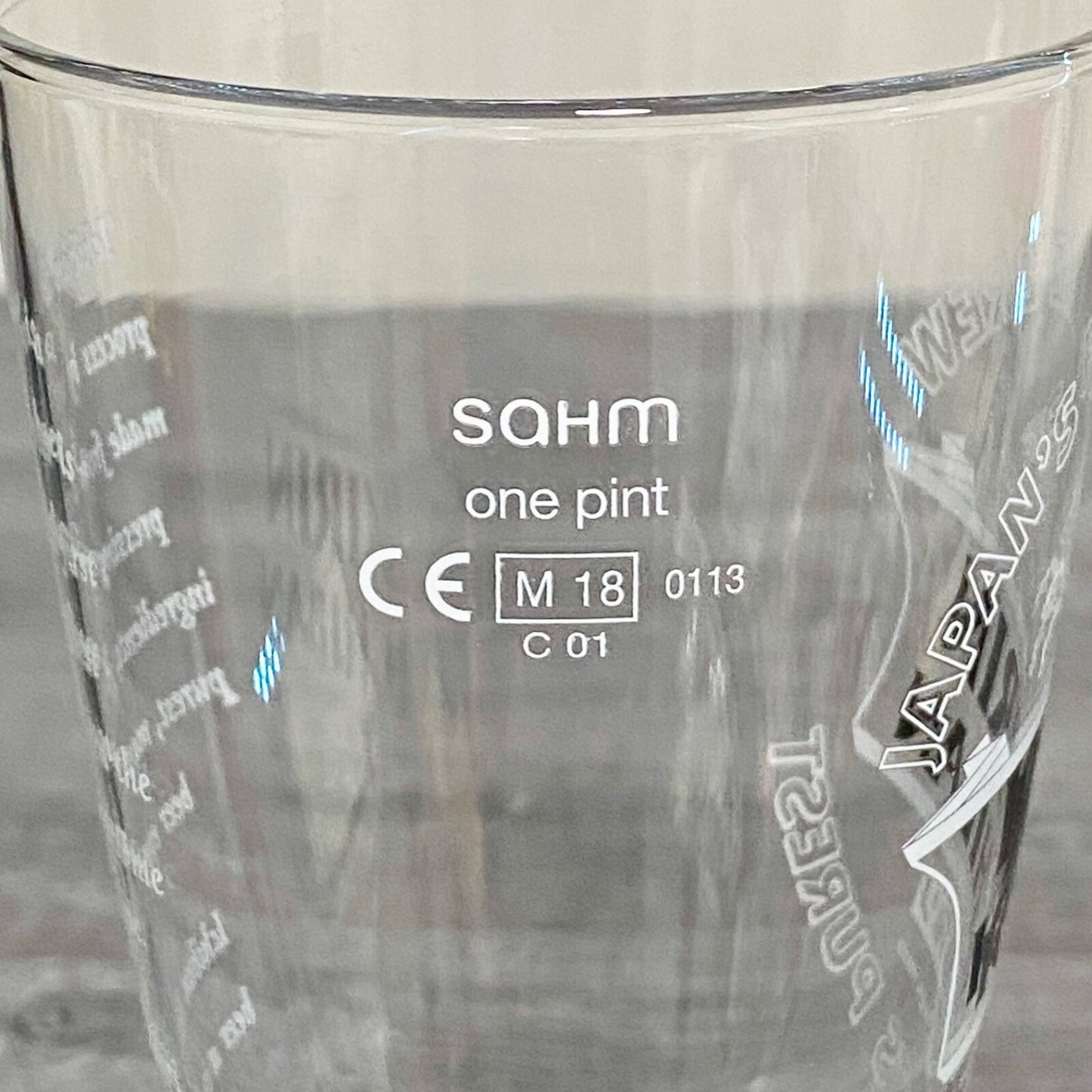 Kirin Ichiban Tokyo Beer Pint Glass Bar Pub Glasses Brand New - Choose Your Qty