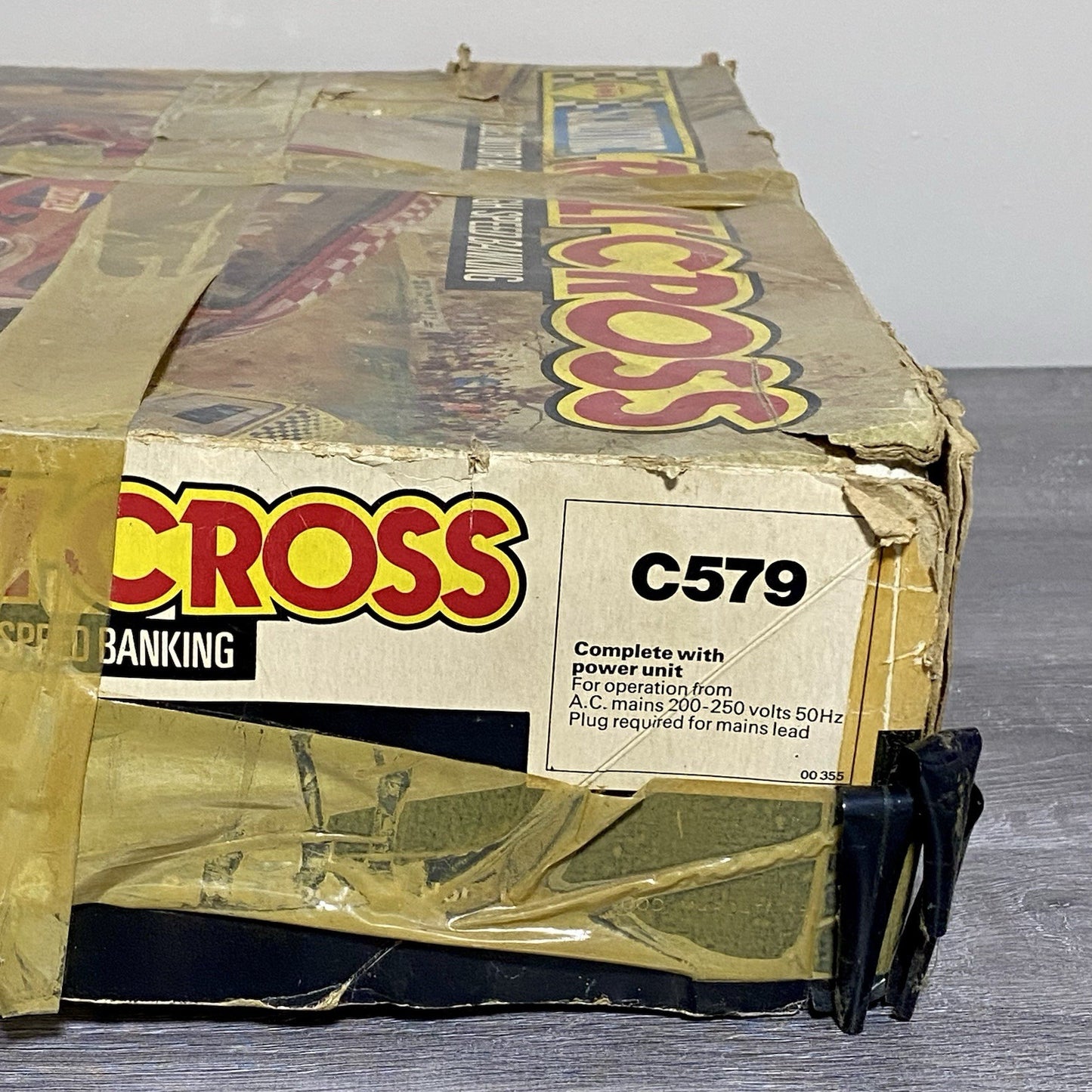 Vintage Scalextric Rally Cross C579 Set & Auto Start Accessory C275 Bundle Rare