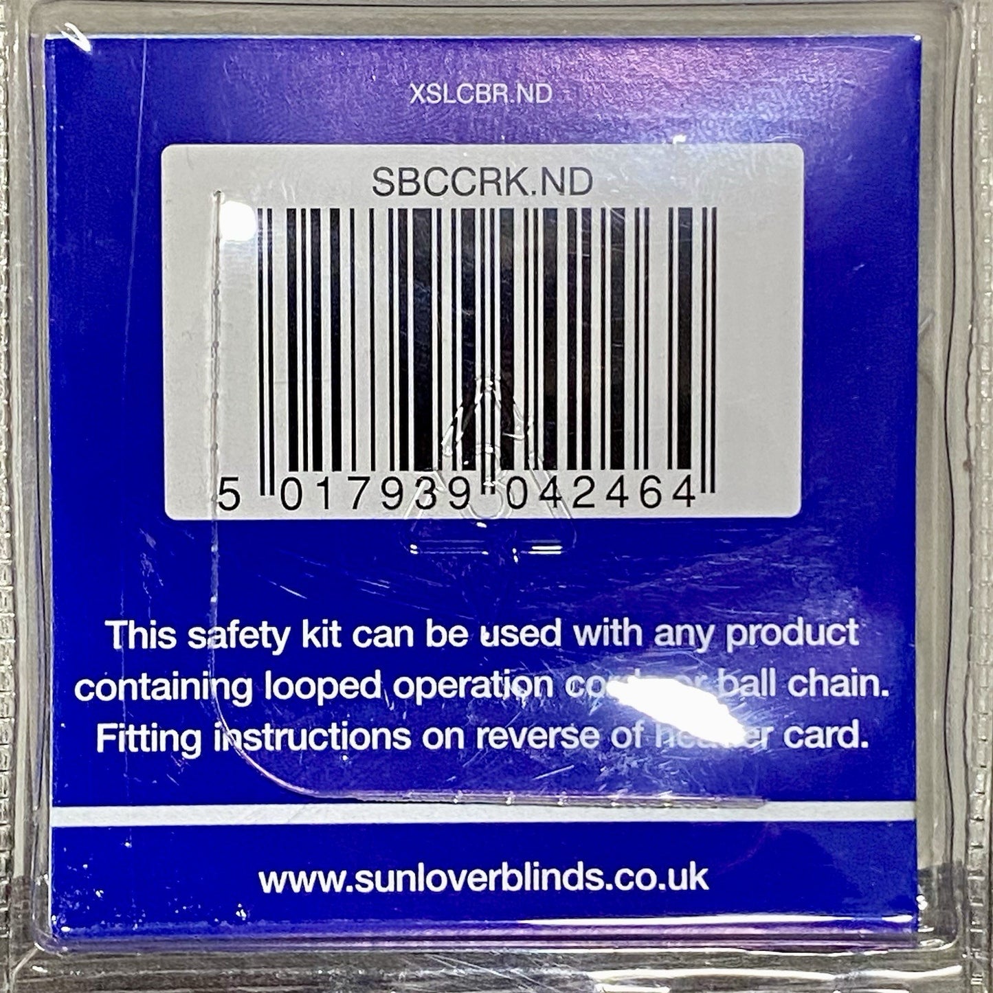 Sunlover Cord & Ball Chain Retainer Universal Safety Kit Set SBCCRK.ND Boxed