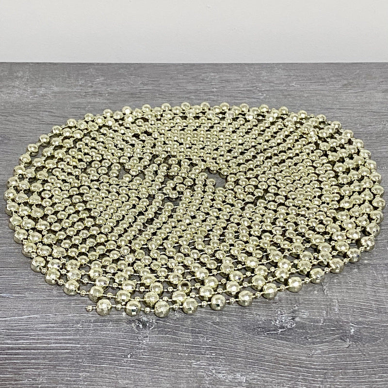 Christmas Tree Gold Shiny Beads Balls Long Length 2 Styles Xmas Decorations