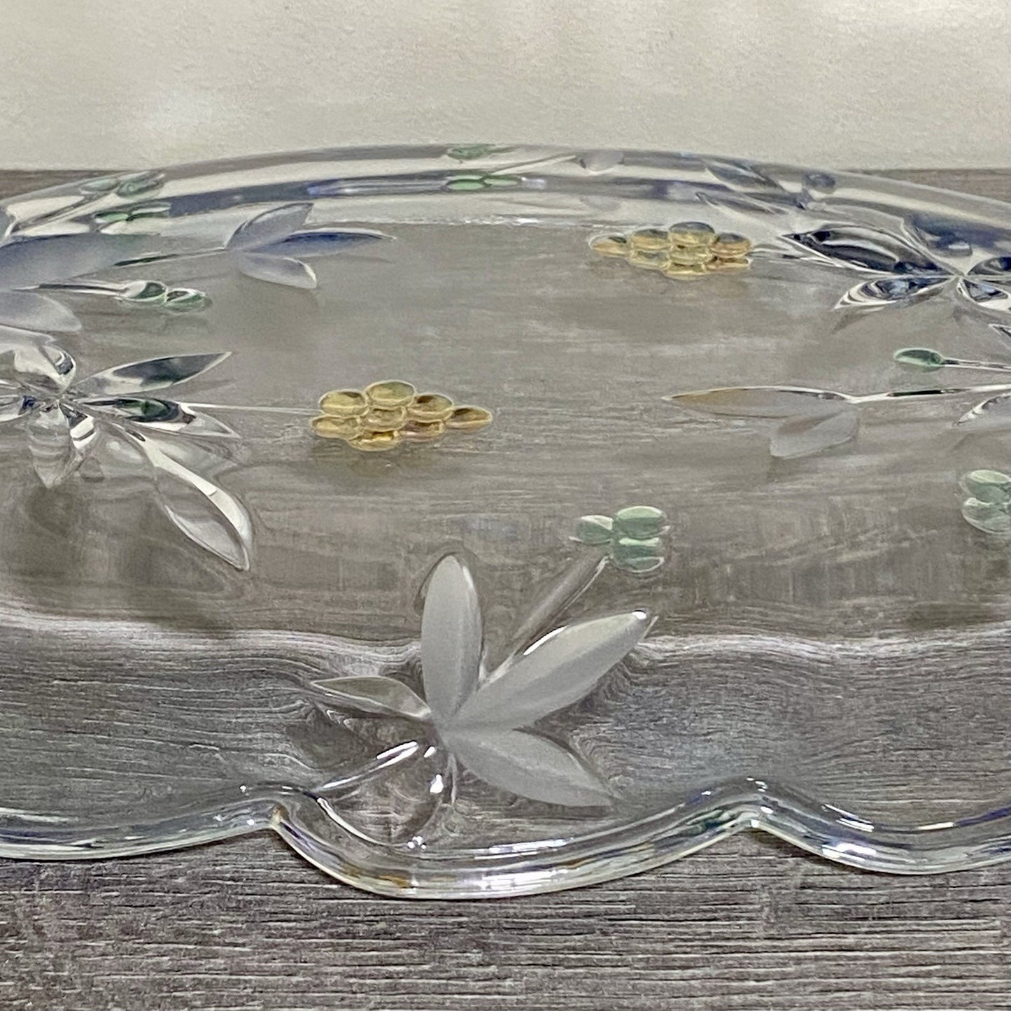 Vintage Mikasa Garden Terrace Oval Platter Serving Plate Floral Art Deco Rare