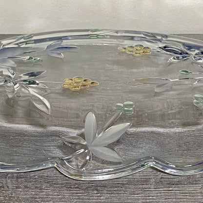 Vintage Mikasa Garden Terrace Oval Platter Serving Plate Floral Art Deco Rare