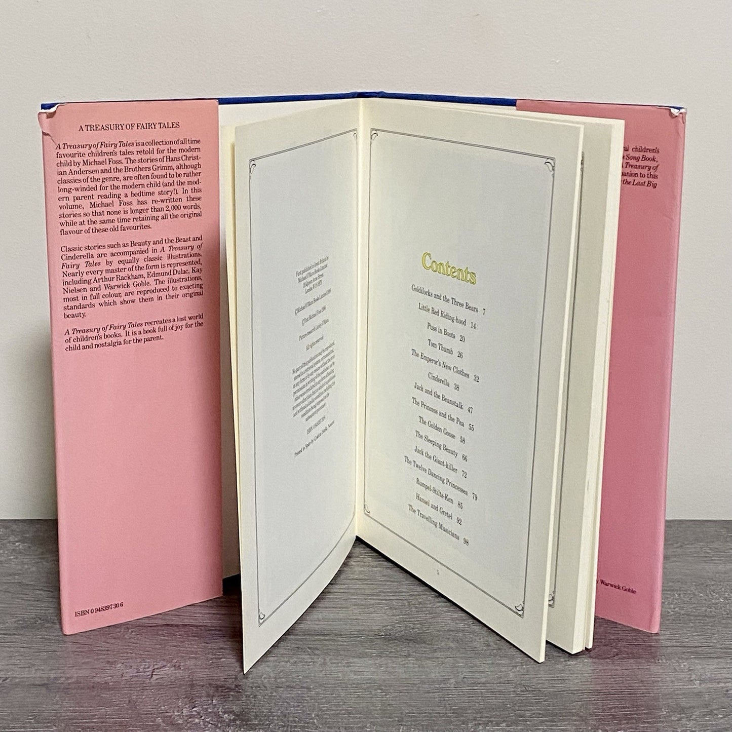 A Treasury Of Fairy Tales With Classic Illustrations Michael Foss Hardback 1986