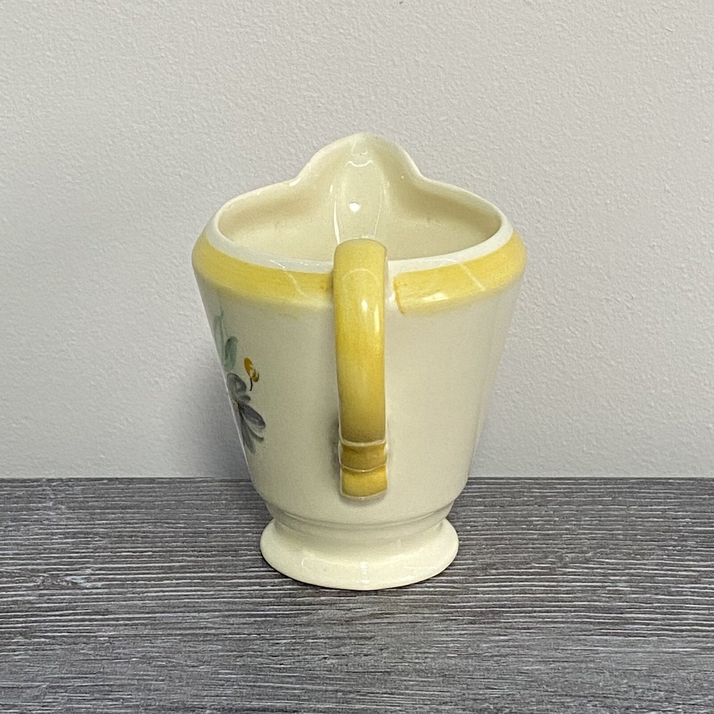 Vintage Newhall England Pottery Jug Fortuna Shape Art Deco Floral Hand Painted